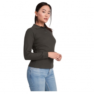 Logo trade promotional items image of: Estrella long sleeve women's polo